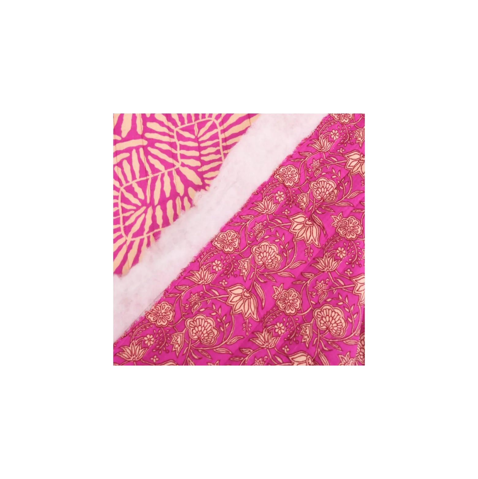 Tissu double gaze matelassé Jaipur