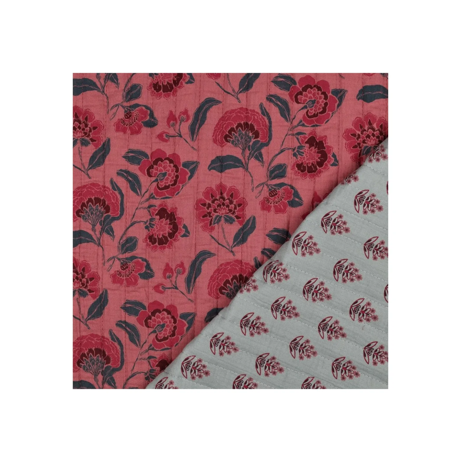 Tissu double gaze matelassé Noxia