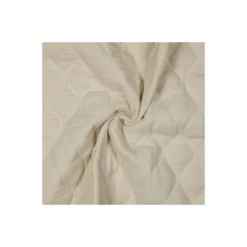 Tissu double gaze matelassé uni Ondi - écru