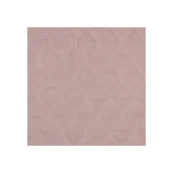 Tissu double gaze matelassé uni Ondi - rose poudré