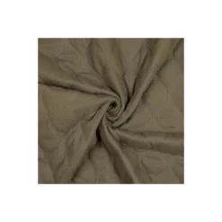 Tissu double gaze matelassé uni Ondi - vert kaki