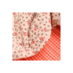 Tissu double gaze / seersucker matelassé réversible Olympe