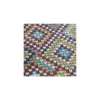 Tissu doudou Multicœurs - vert