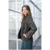 Tissu drap manteau Léopard