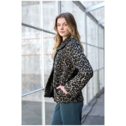 Tissu drap manteau Léopard