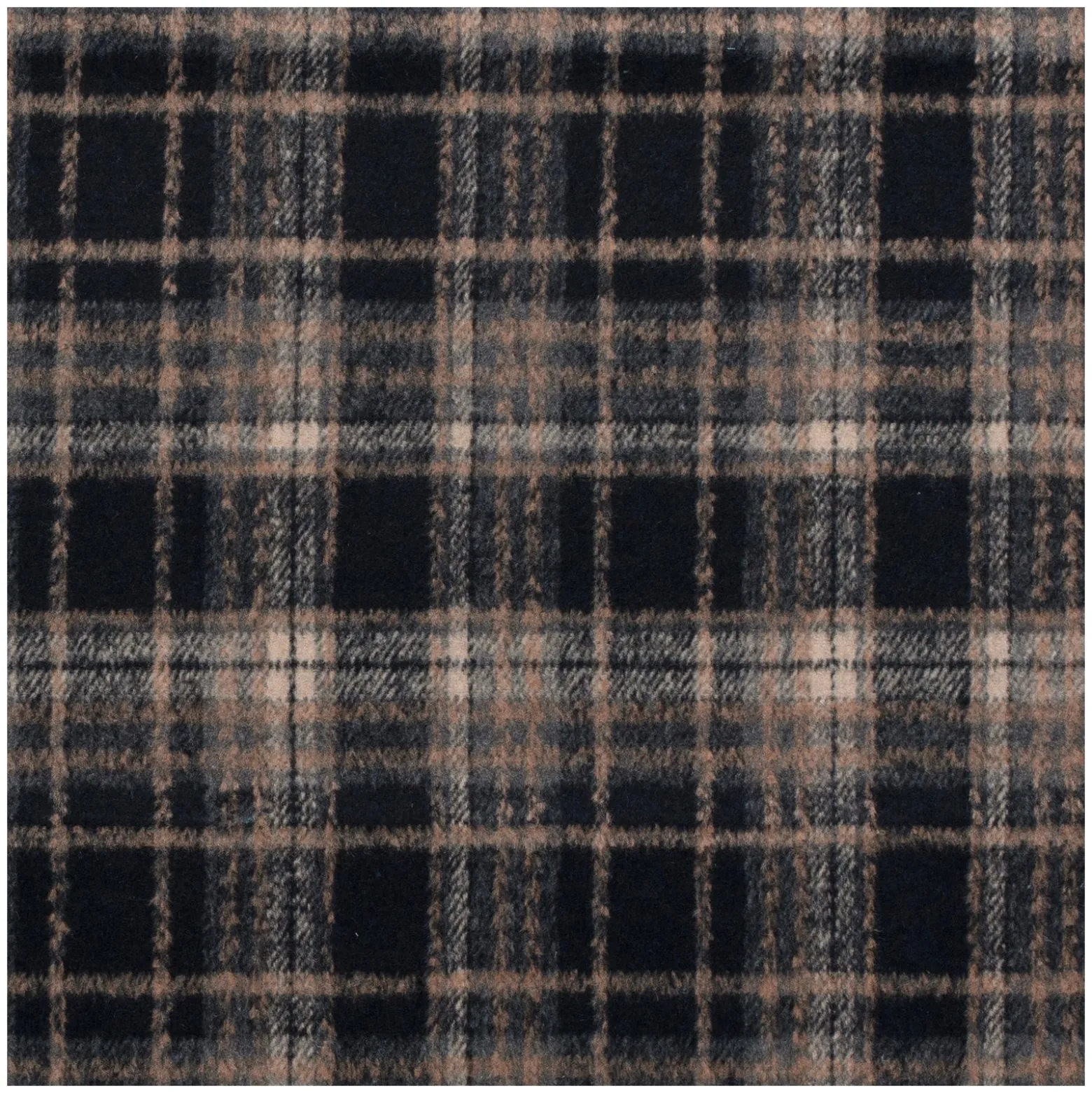 Tissu drap manteau Twilmoor - bleu marine