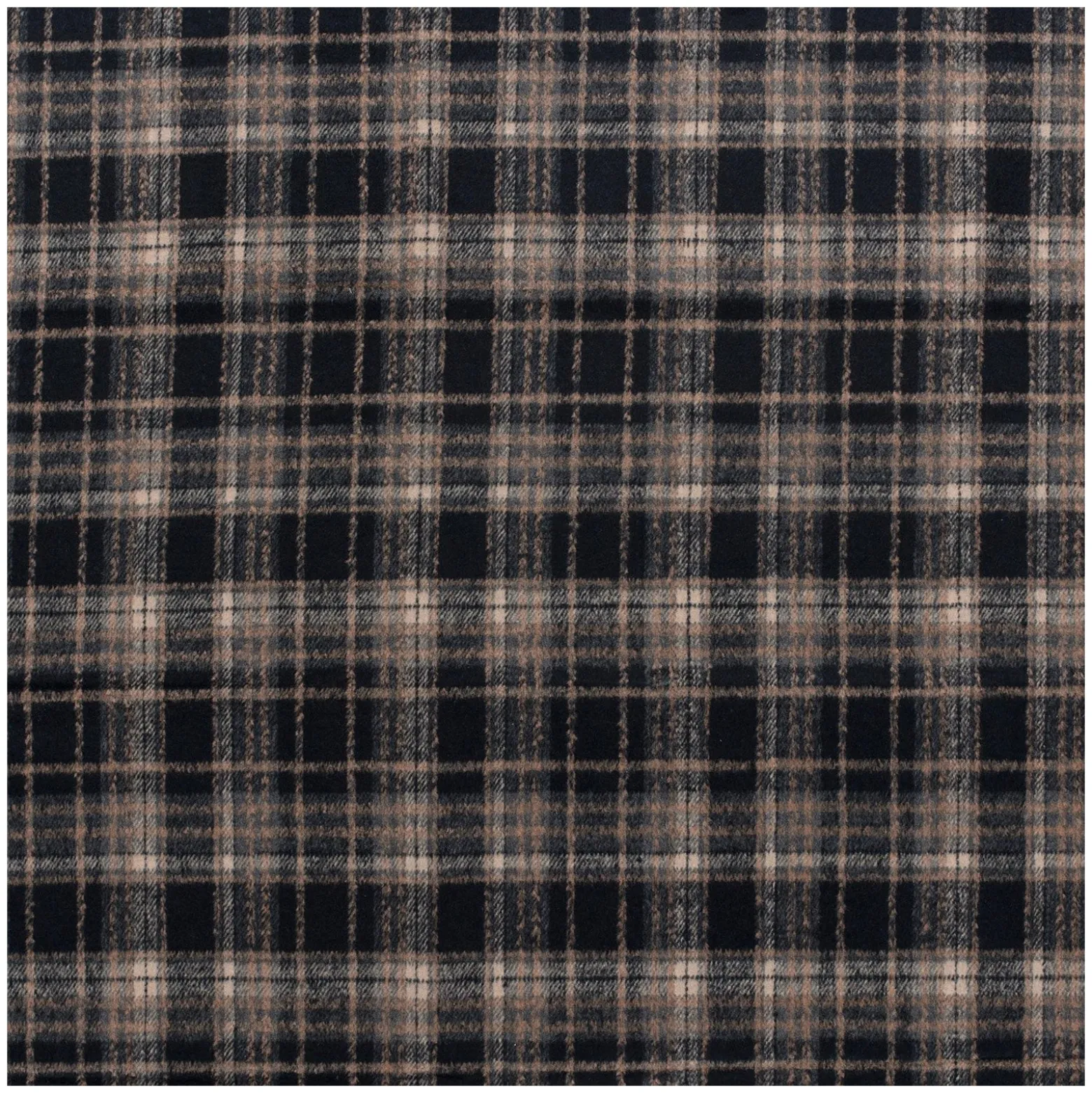 Tissu drap manteau Twilmoor - bleu marine