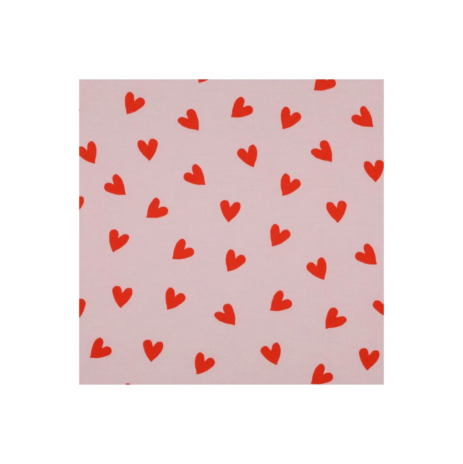 Tissu flanelle Poppy Hearts - rose