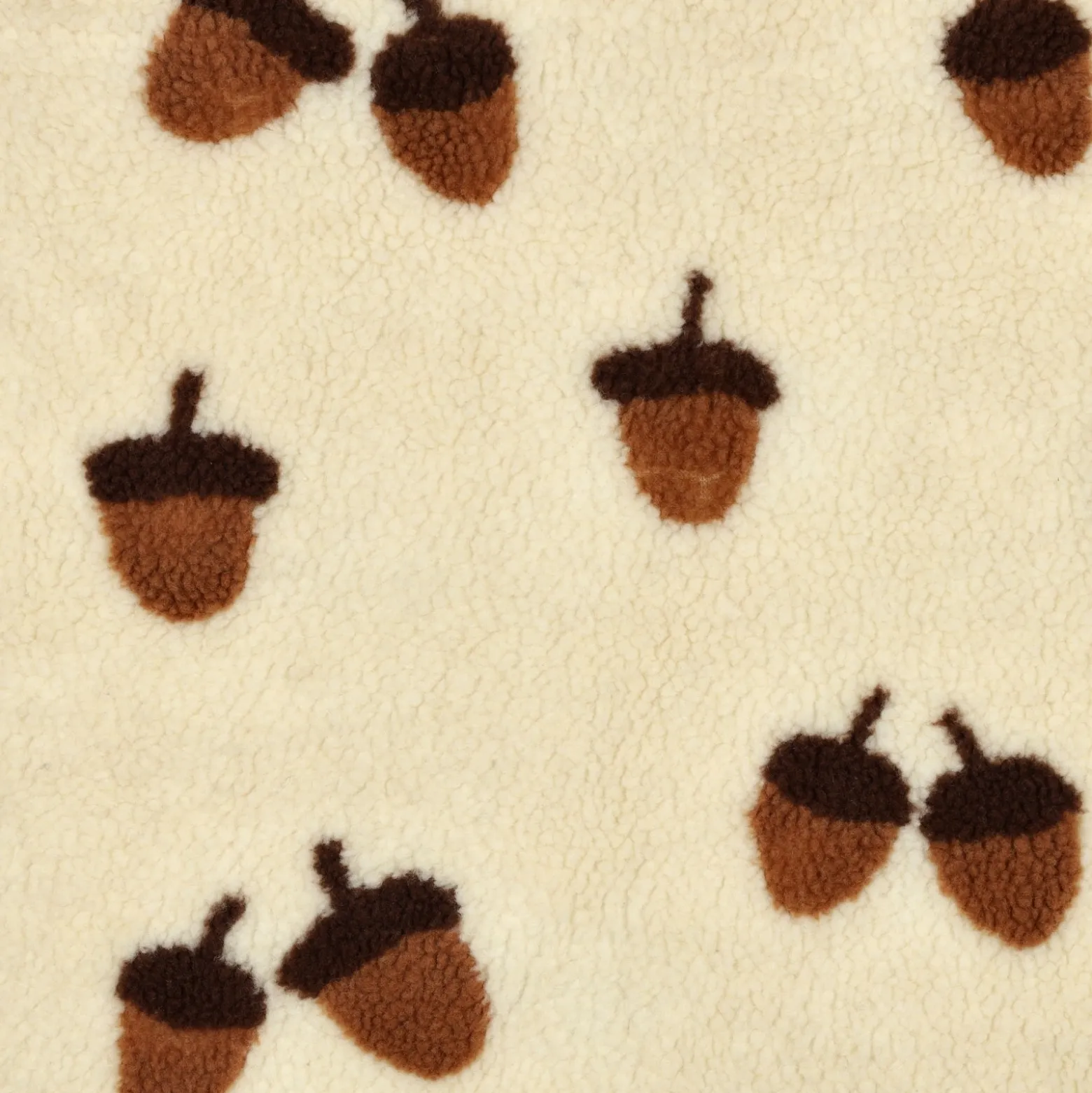 Tissu fourrure sherpa Gland - écru