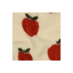 Tissu fourrure sherpa Pomme - écru