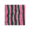 Tissu french terry Jennifer Bouron Stripes - rose/vert