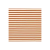 Tissu french terry Marinière - cannelle