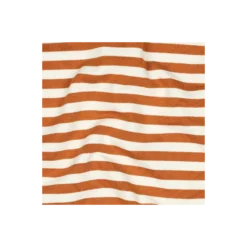 Tissu french terry Marinière - cannelle