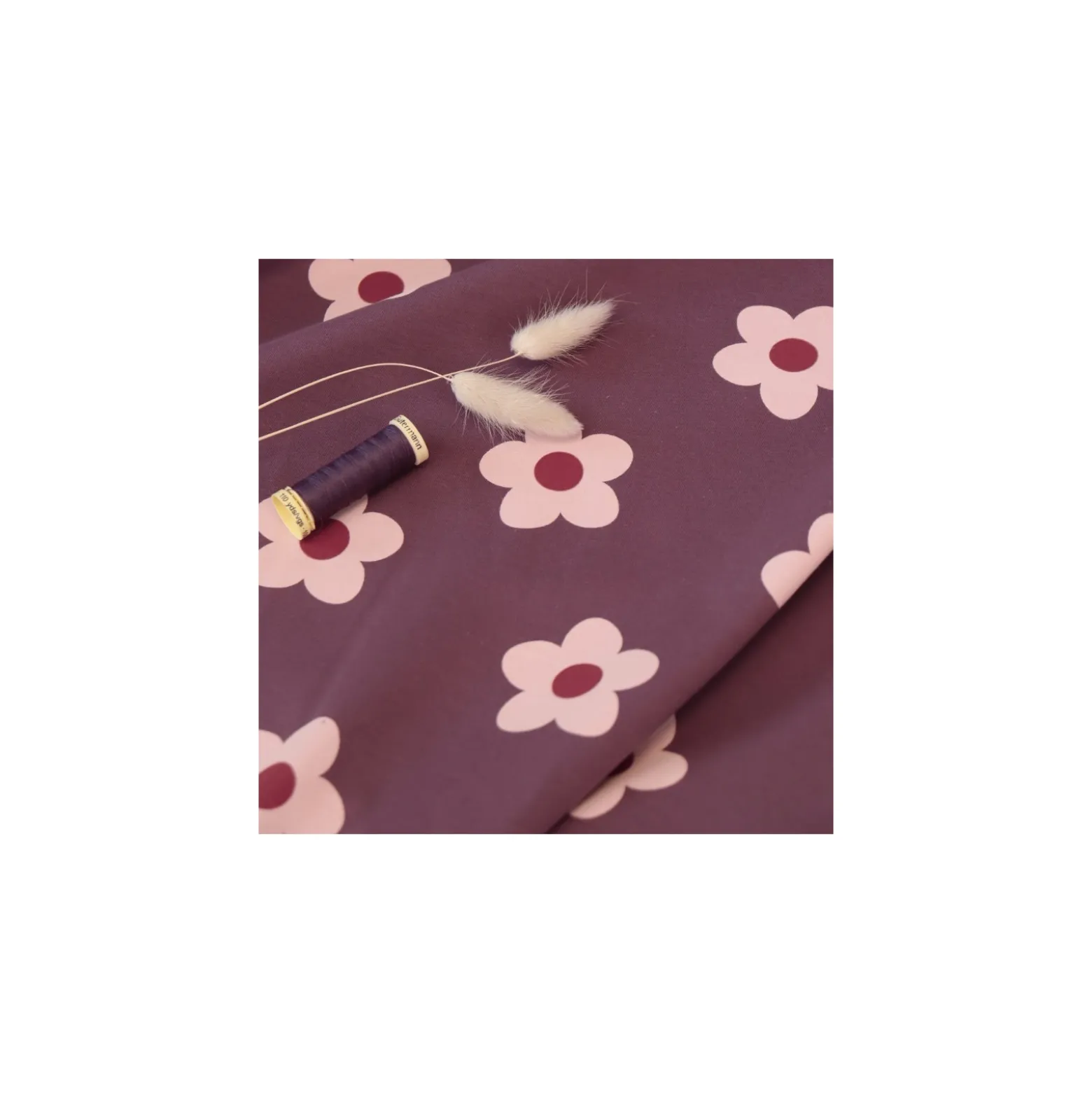 Tissu french terry Rosalie - violet