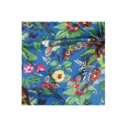 Tissu indien Kalpana - bleu canard