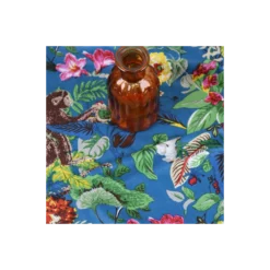 Tissu indien Kalpana - bleu canard