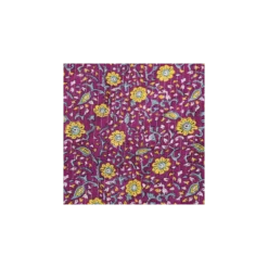 Tissu indien lurex Alwar - bordeaux