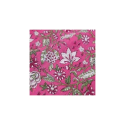 Tissu indien lurex Khamsin - rose