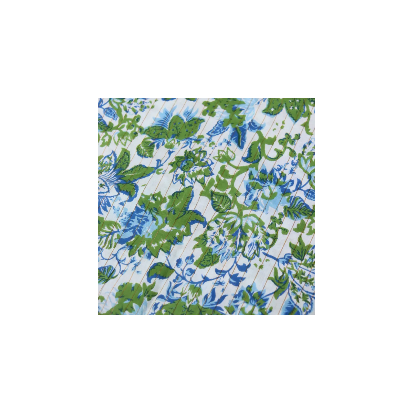 Tissu indien lurex Shimla - bleu clair
