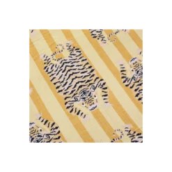 Tissu indien matelassé Félin