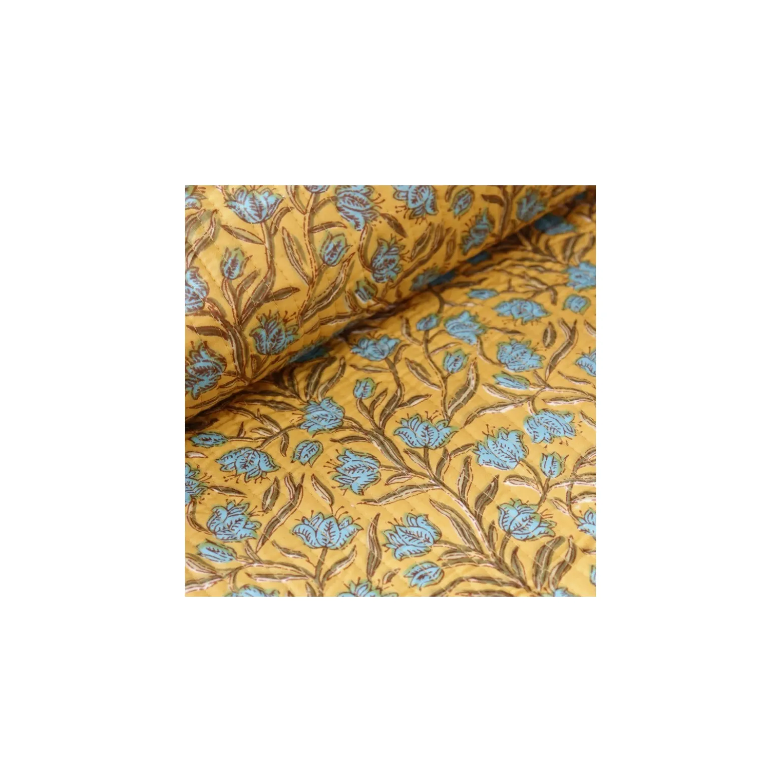 Tissu indien matelassé Nilgir
