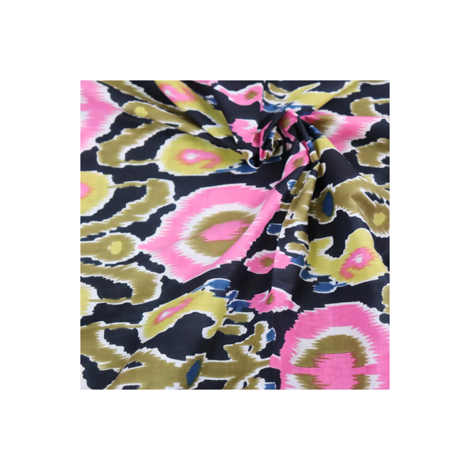 Tissu indien Priya - noir