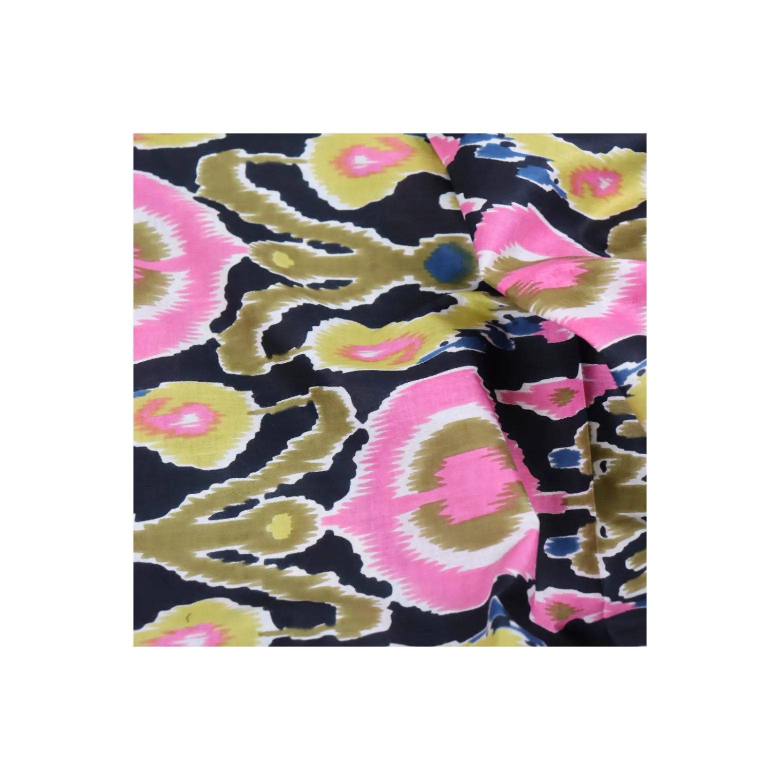 Tissu indien Priya - noir