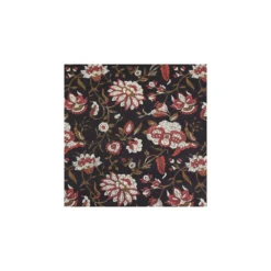 Tissu indien Sual - noir