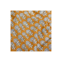 Tissu indien Uma - ocre
