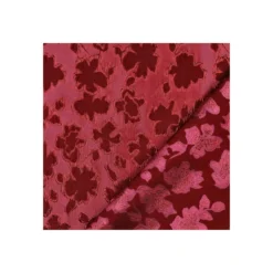 Tissu jacquard Céleste - rouge