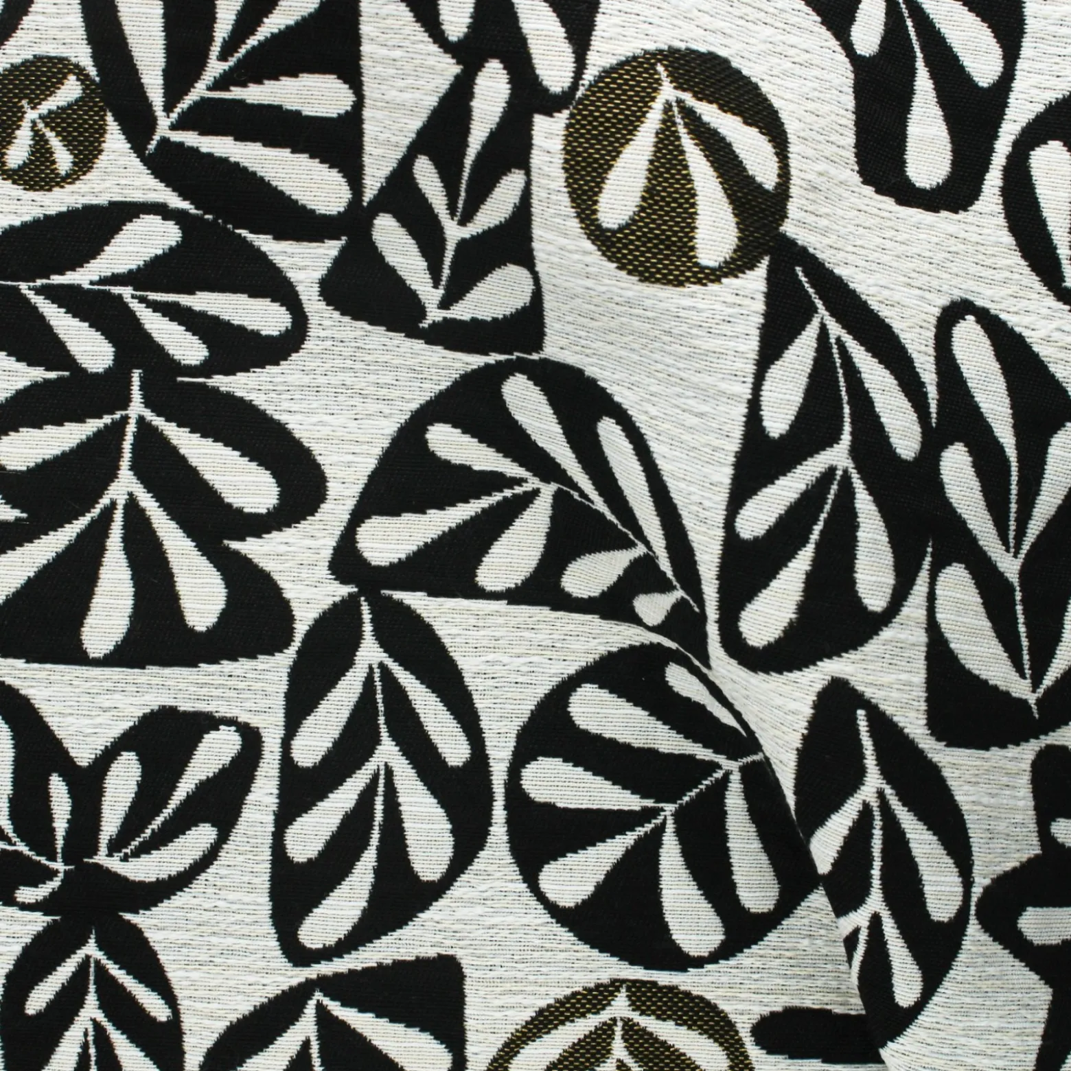 Tissu jacquard Galet - écru
