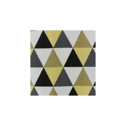 Tissu jacquard Géo - jaune x 11cm