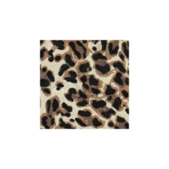 Tissu jacquard Léopard - beige