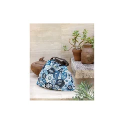 Tissu jacquard Toucan - bleu