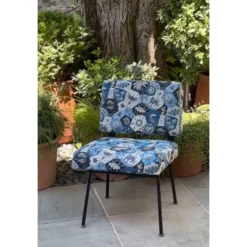 Tissu jacquard Toucan - bleu