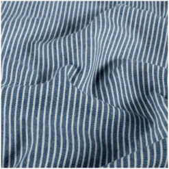 Tissu jean rayé