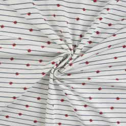 Tissu jersey Cocci - blanc