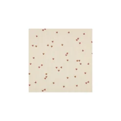 Tissu jersey côtelé Mini cœur