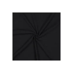 Tissu jersey côtelé - noir