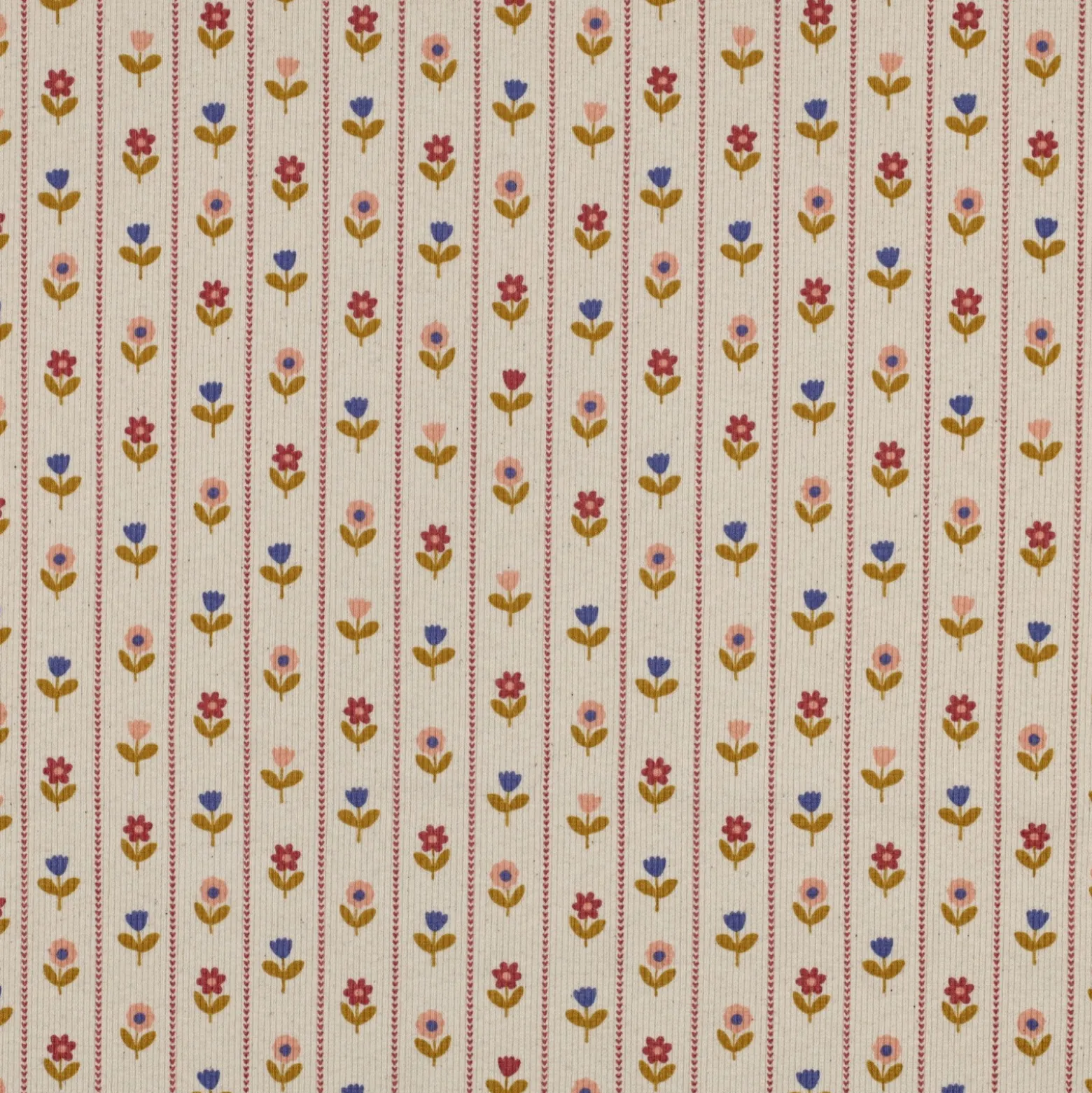 Tissu jersey côtelé Pastelle