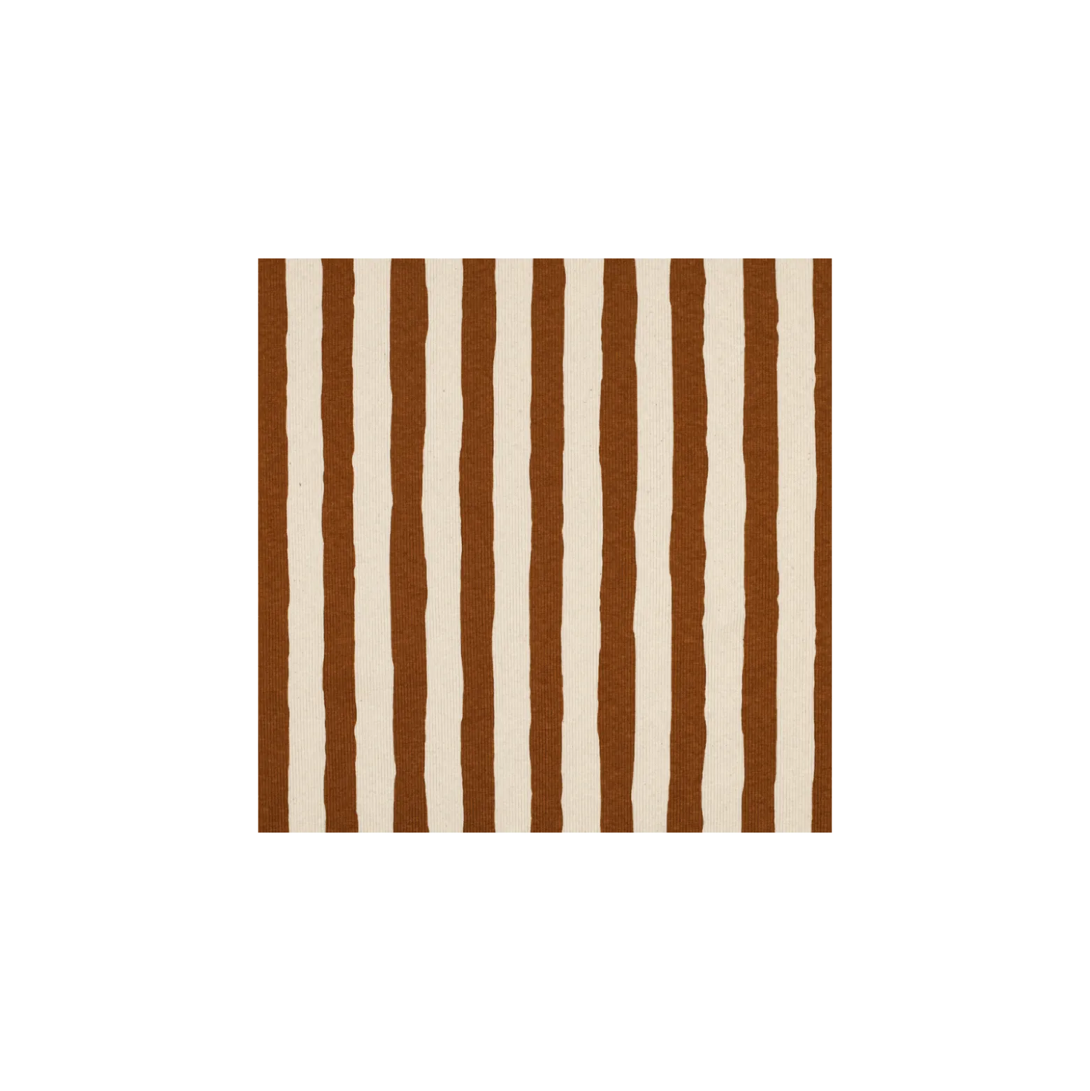 Tissu jersey côtelé Stripe - caramel