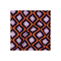 Tissu jersey milano Pommé fabrics Seventies - bleu nuit