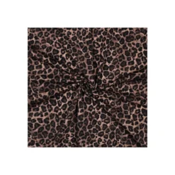 Tissu jersey Pommé fabrics Felina - marron