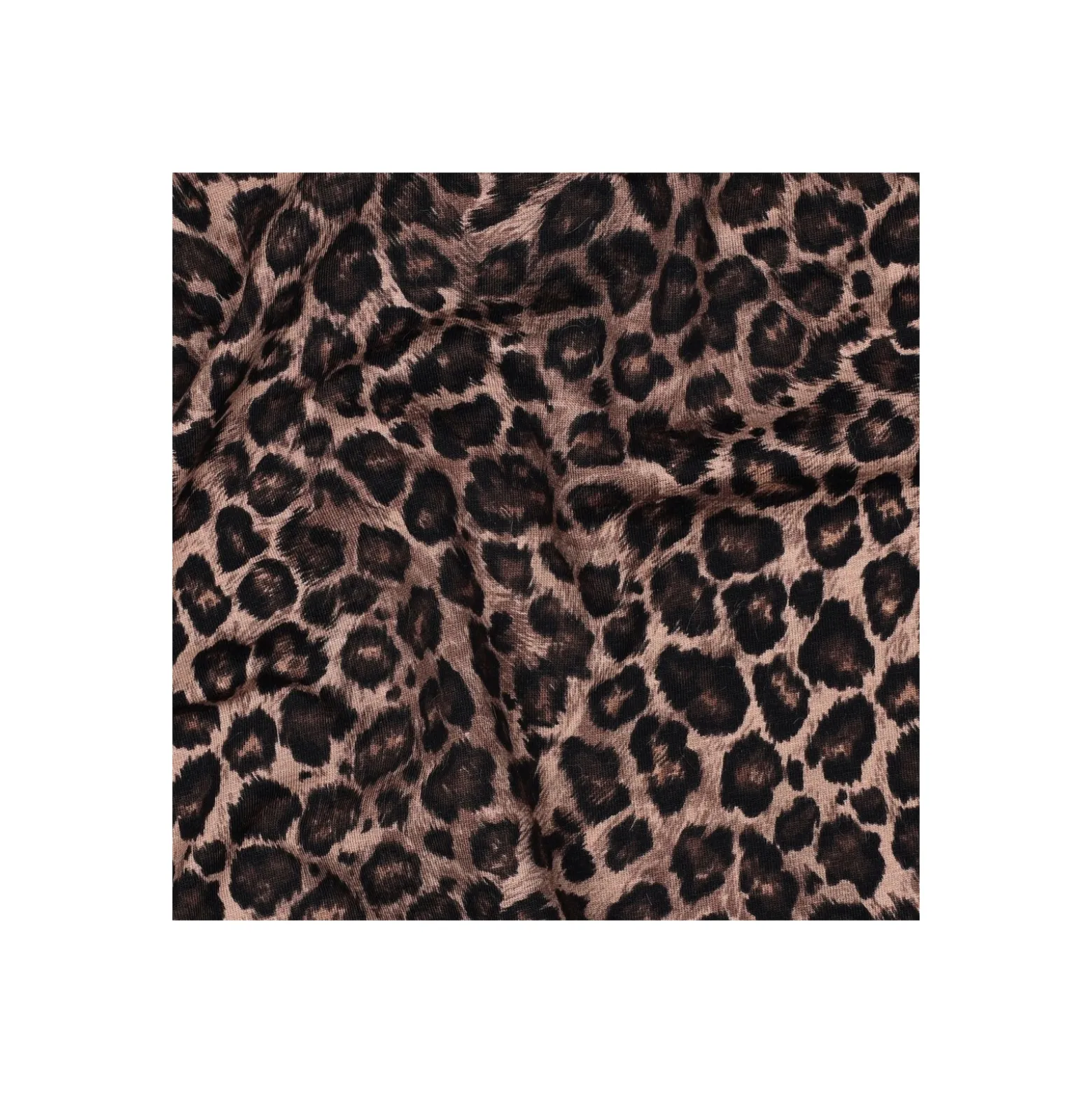 Tissu jersey Pommé fabrics Felina - marron