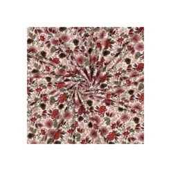 Tissu jersey Poppy Floralyne - écru