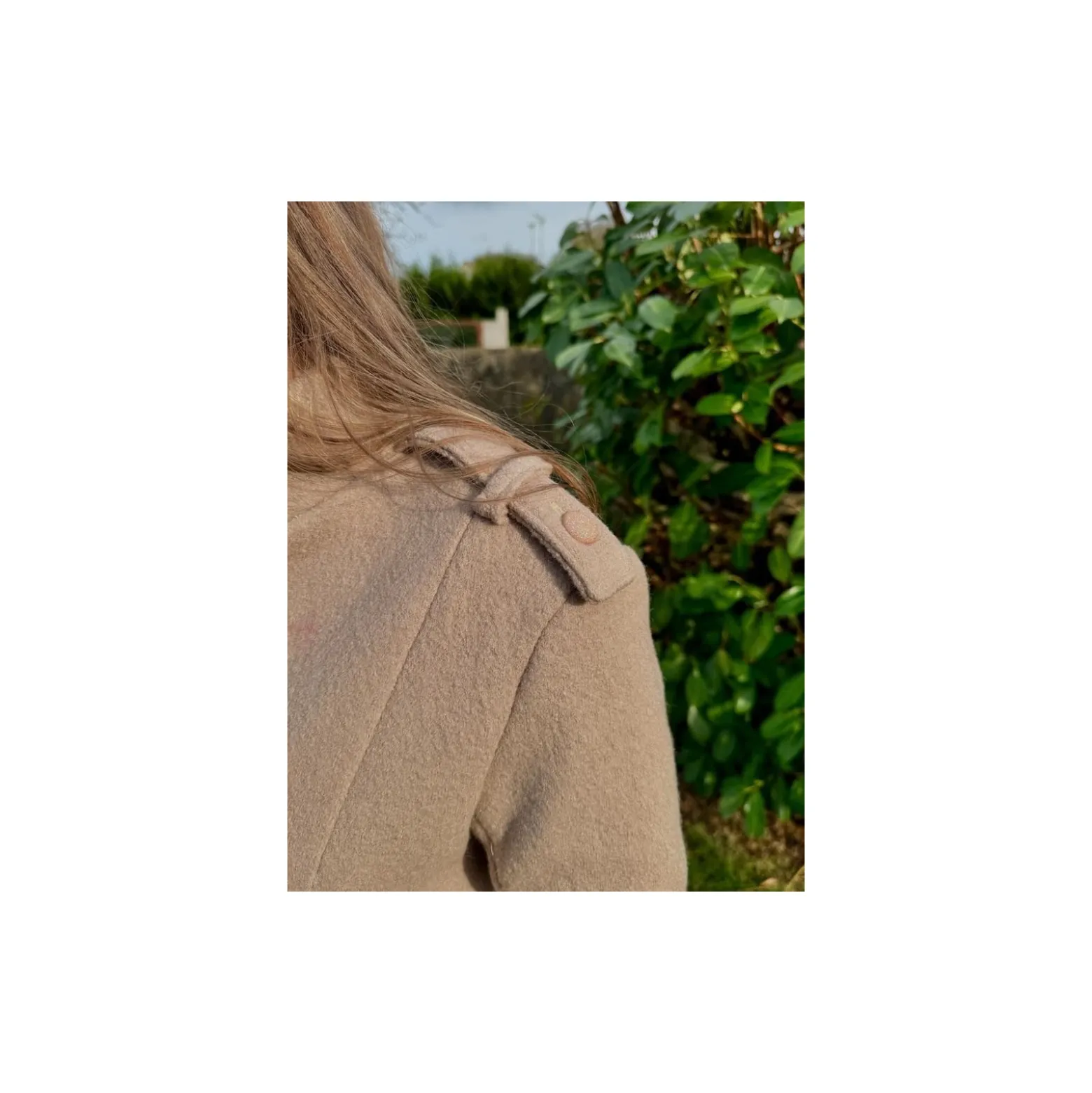 Tissu laine bouillie