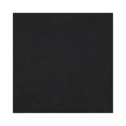 Tissu lin lavé - noir
