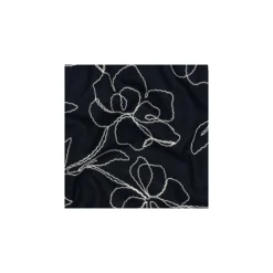 Tissu lin viscose brodé Fili