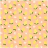 Tissu lycra maillot de bain Lemons - orange clair