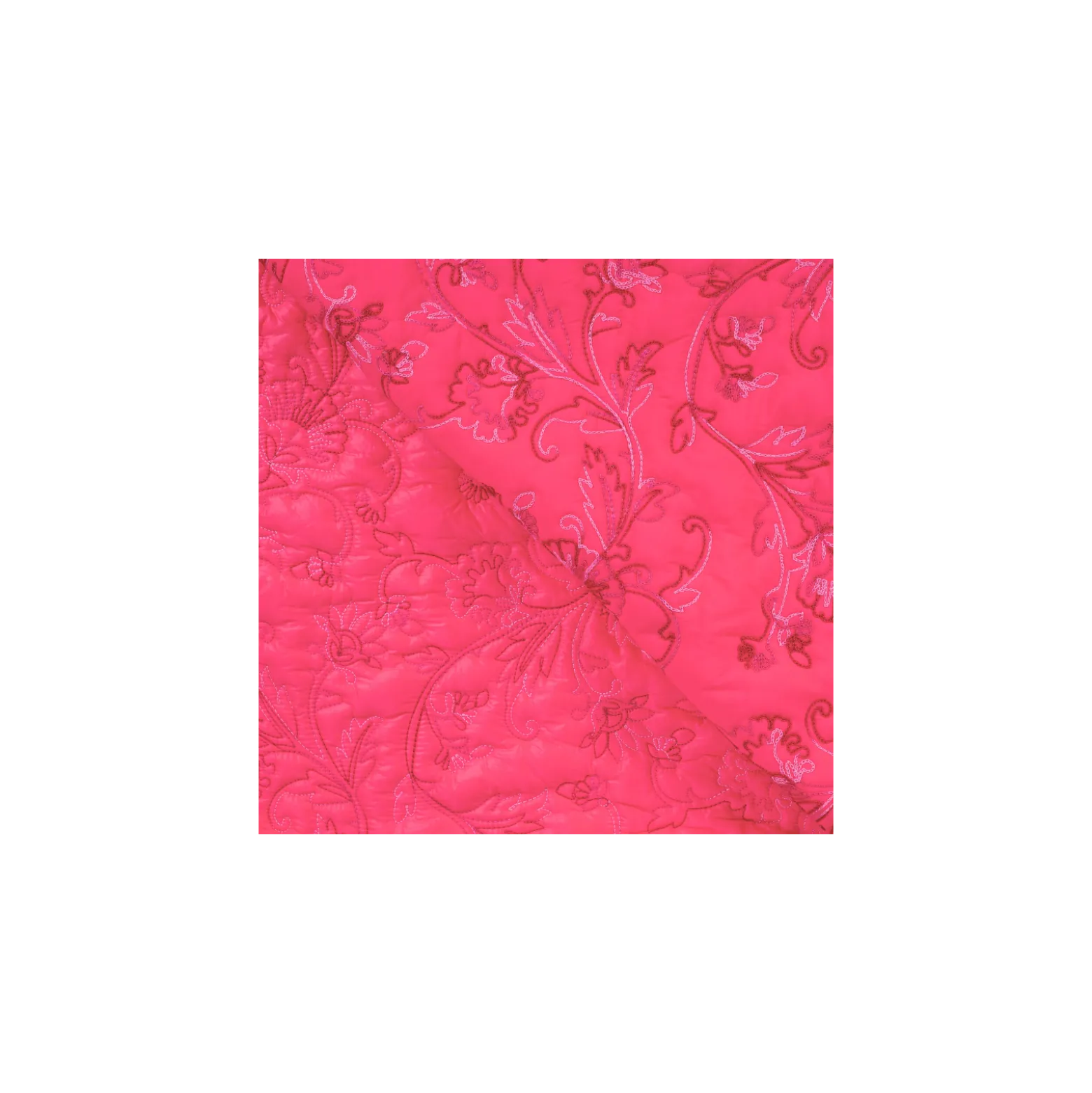 Tissu matelassé doudoune Chloris - fuchsia